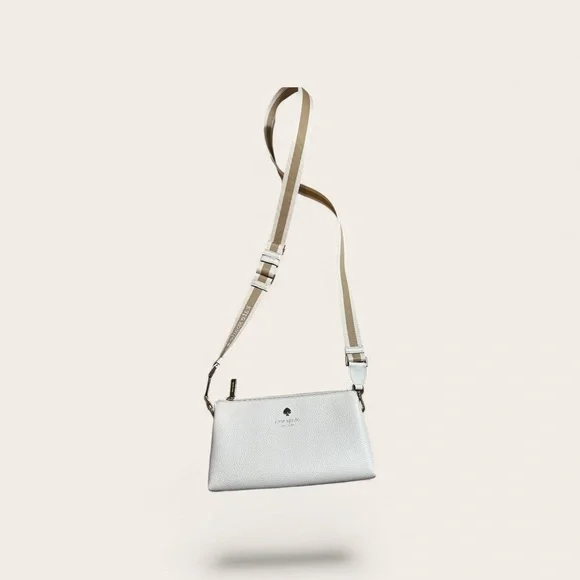 NWT $298 Kate Spade Emma White Crossbody Bag - Picture 8 of 9